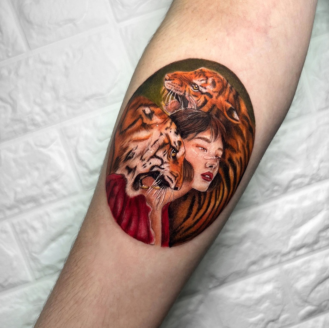tatuaje tigres